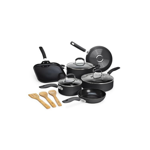 Goodful Premium 12-Piece Nonstick Cookware Set