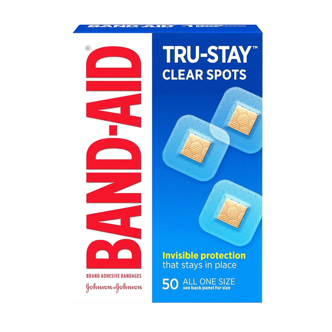 50-Count Band-Aid Tru-Stay Clear Spots Bandages