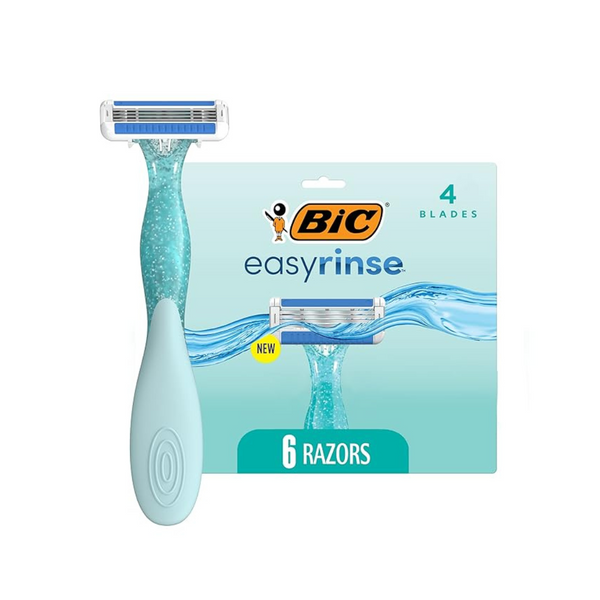 6-Count BIC Women's Anti-Clogging Shaving Razors (4 Blades)