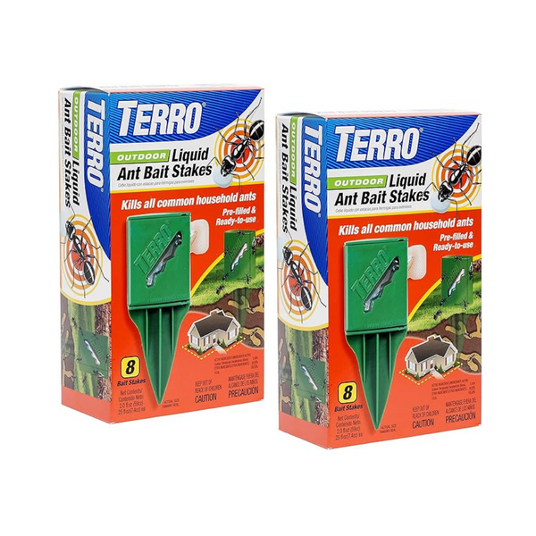 Terro Outdoor Liquid Ant Bait Stakes (2 Packs)