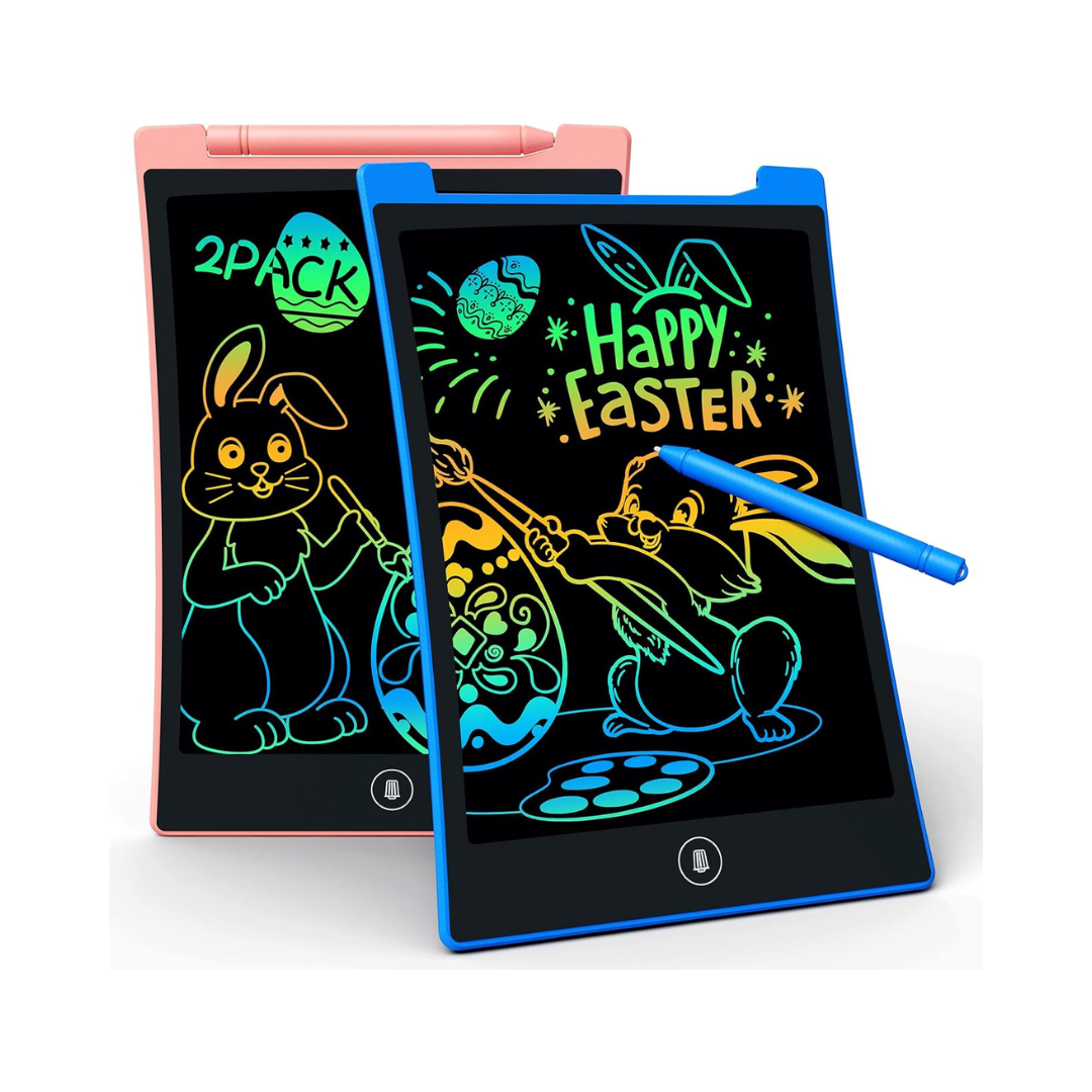 2-Pack Kokodi Doodle Board Erasable LCD Writing Tablet