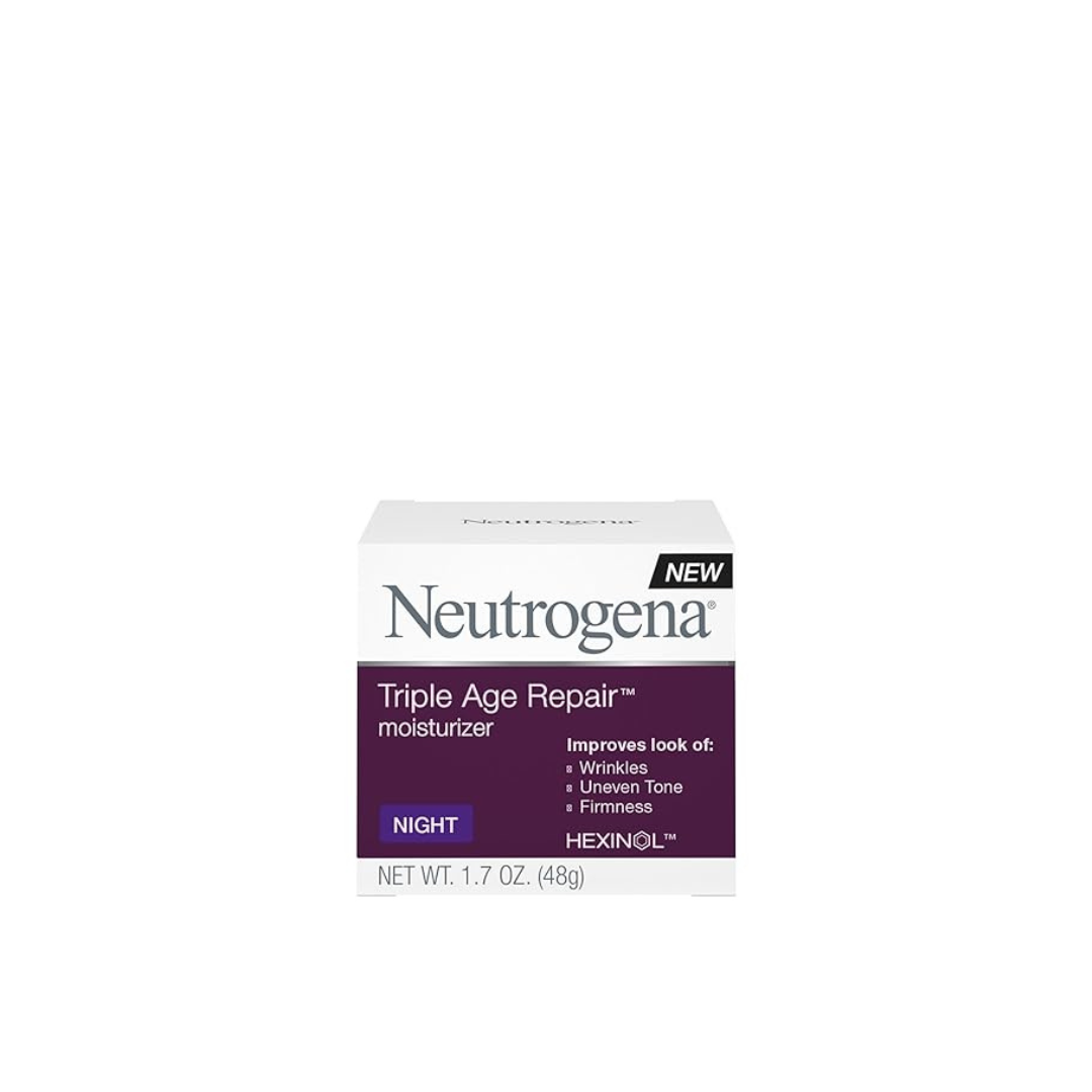 Neutrogena Triple Age Repair Anti-Aging Night Cream with Vitamin C, 1.7 oz