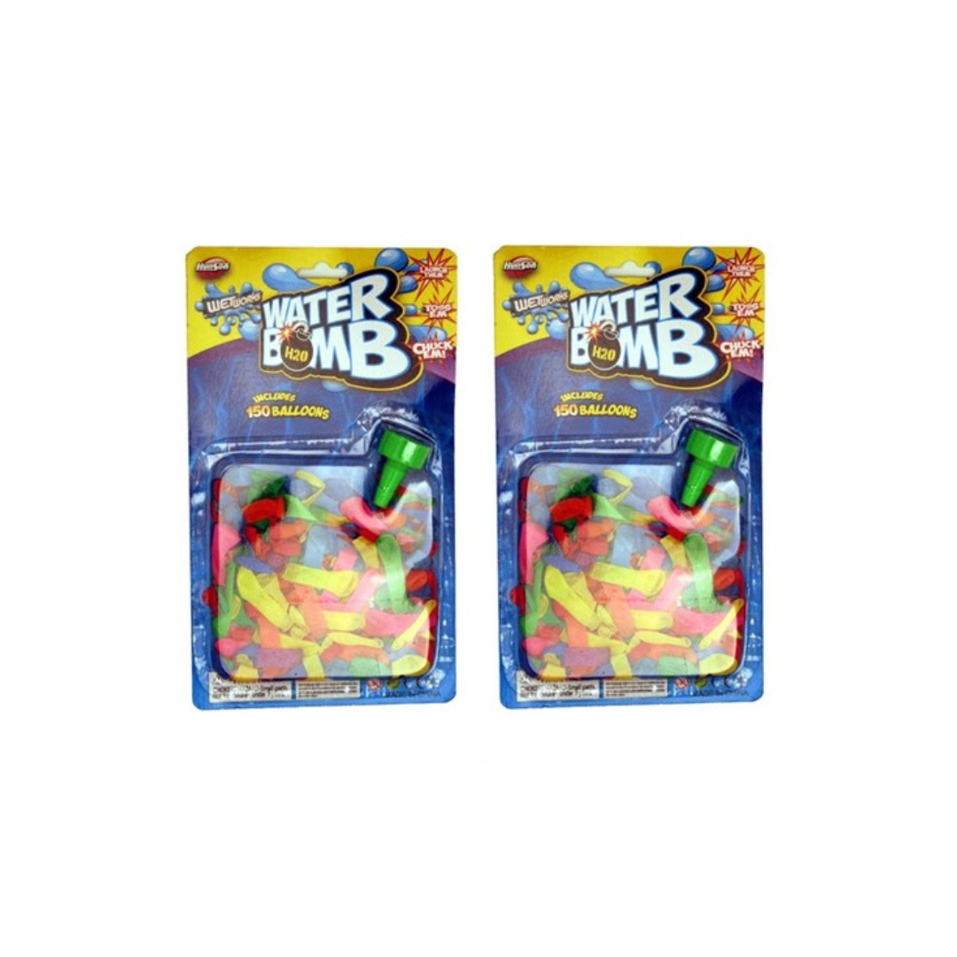 2-Pack H2O Water Bomb 150-Count Balloons with Hose Nozzle