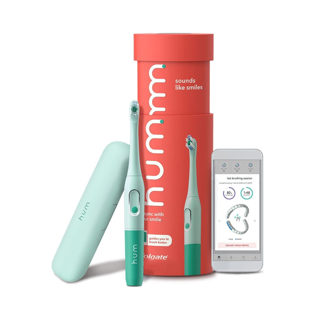 hum by Colgate Smart Battery Sonic Toothbrush Kit with Travel Case