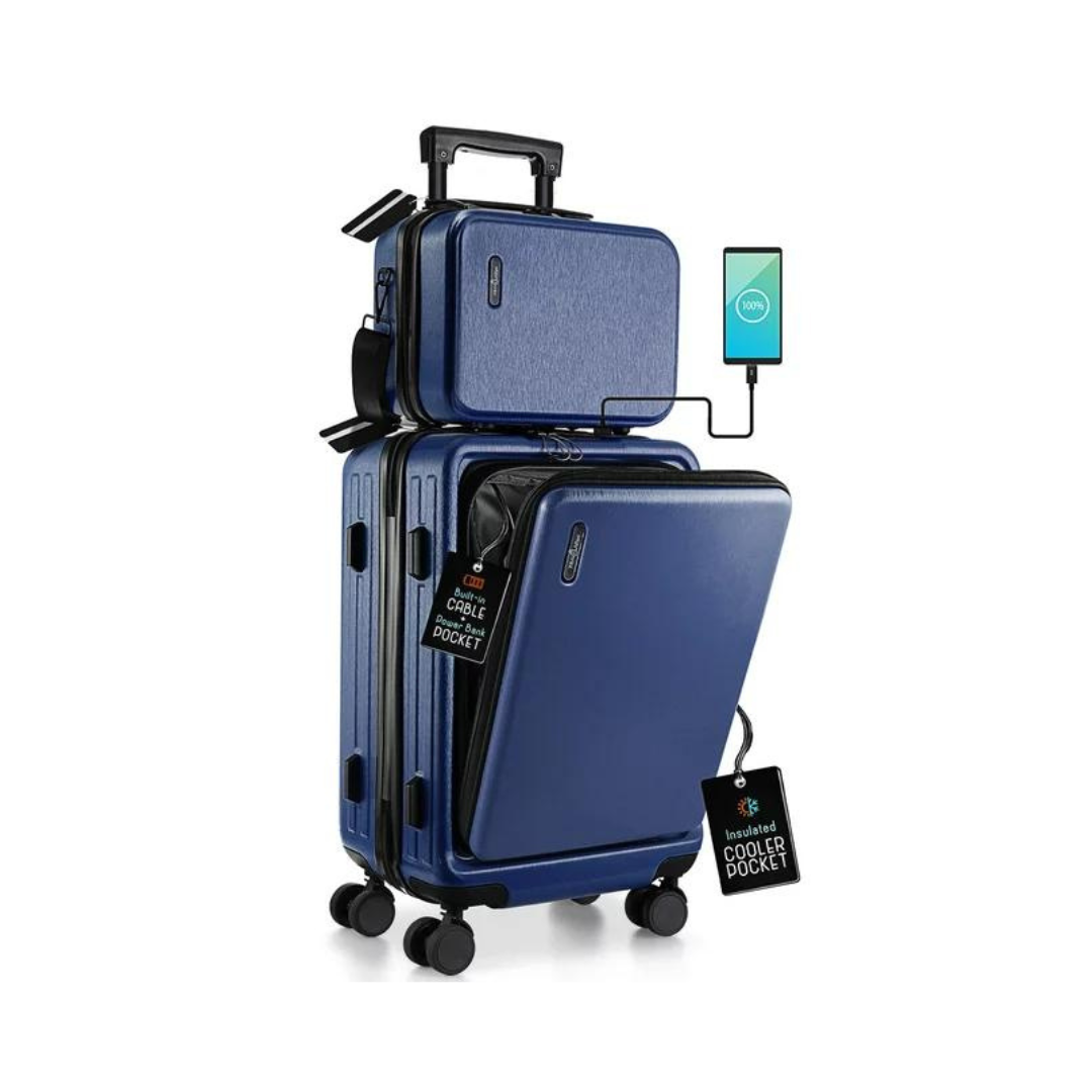 StorageBud 20" Hardside Carry-On Suitcase Expandable Luggage