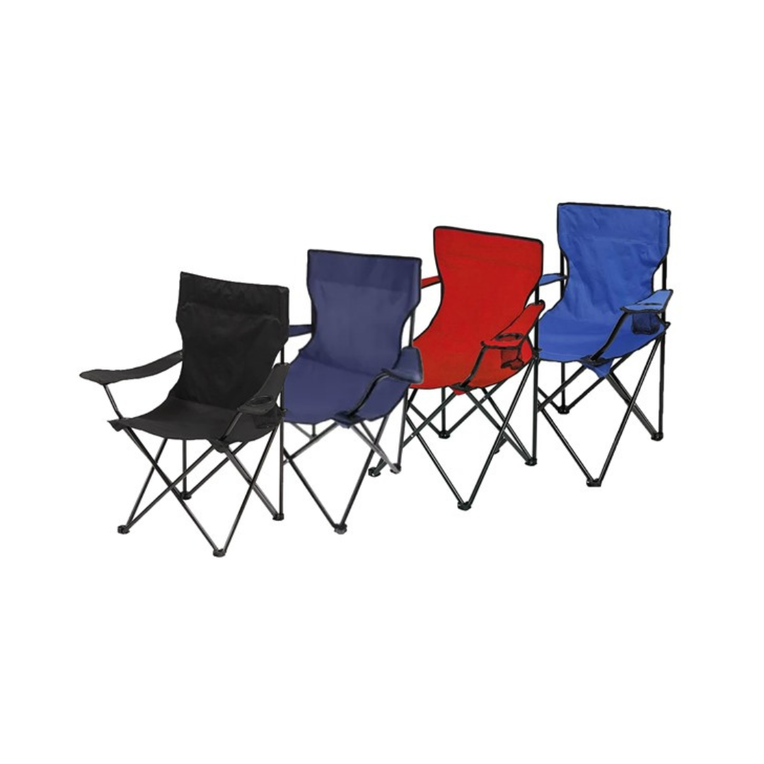 8-Pack Foldable Portable Camping Beach Chair with Cup Holder