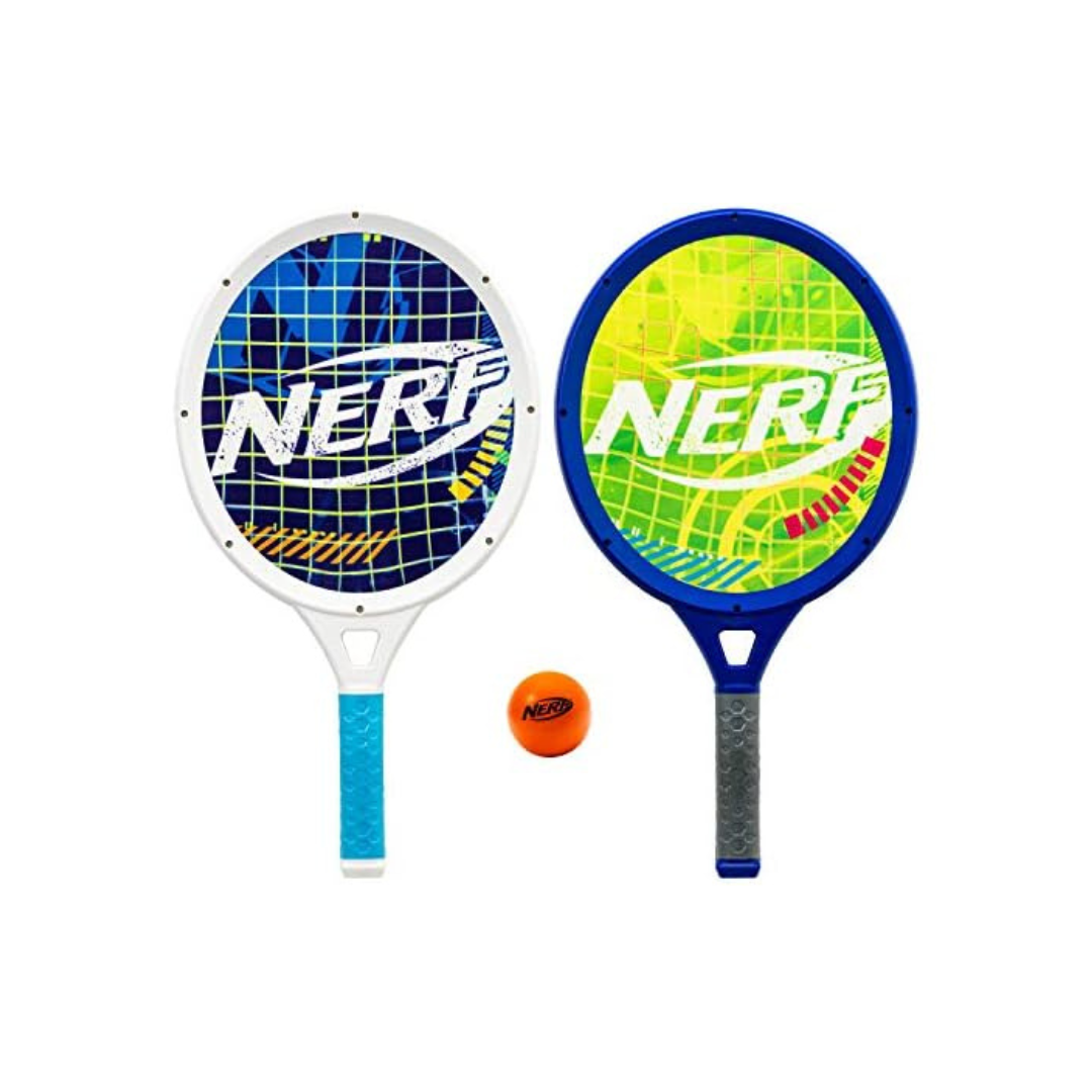 Nerf Driveway 2 Player Jumbo Rackets and Foam Tennis Ball Set