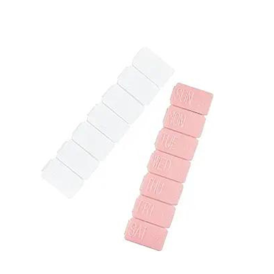 2-Pack Sanderala Small 7 Days Pill Cases