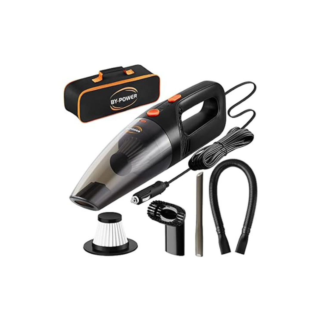 By-Power Car Vacuum with Extensions & Filters