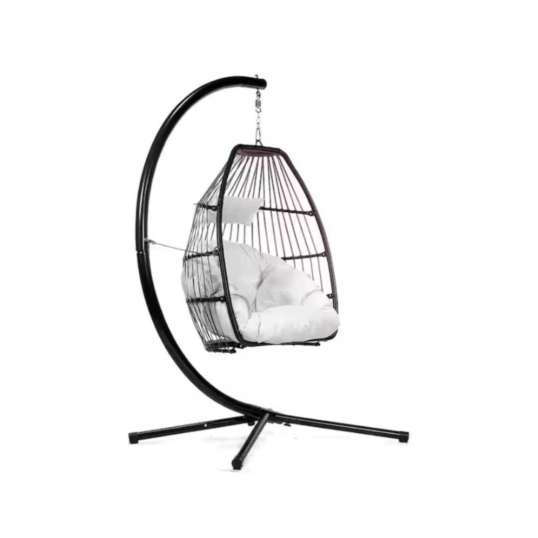 Barton Luxury Wicker Hanging Egg Chair