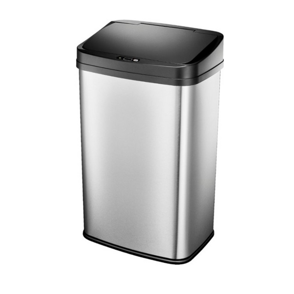 Insignia 13 Gal. Automatic Stainless Steel Trash Can
