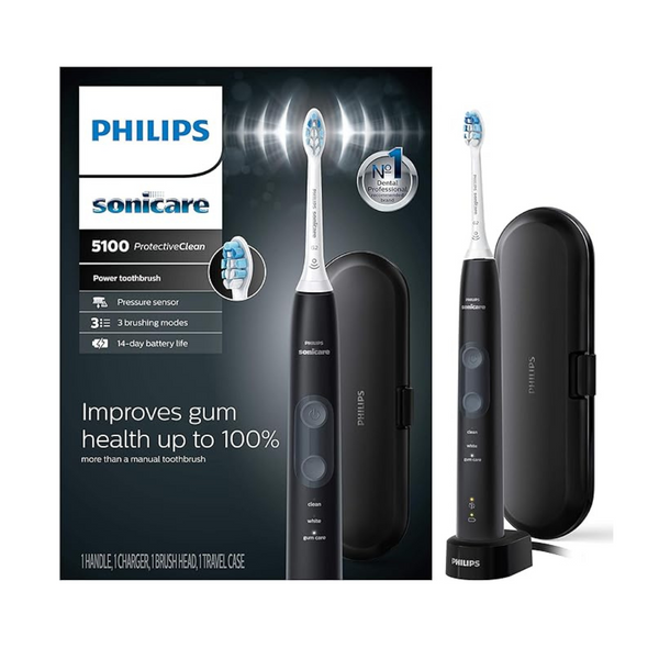 Philips Sonicare ProtectiveClean 5100 Gum Health, Rechargeable Electric Power Toothbrush