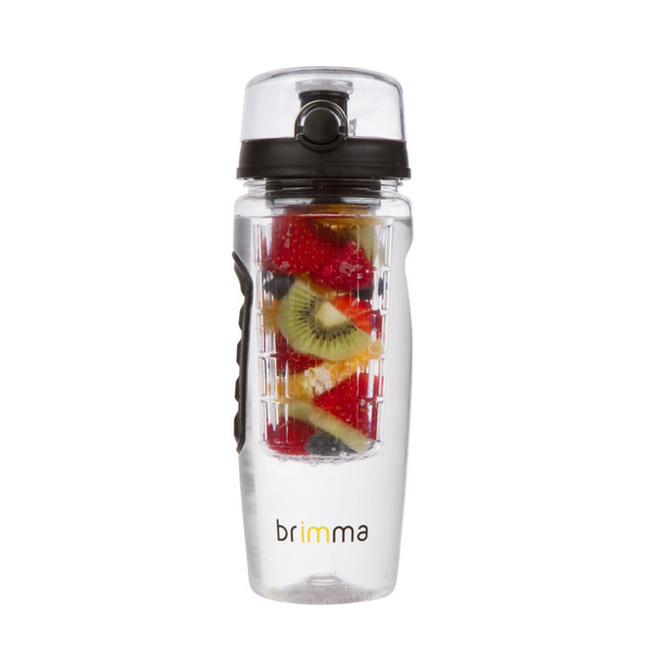 Brimma 32-oz. Large Leakproof Plastic Fruit Infusion Water Bottle