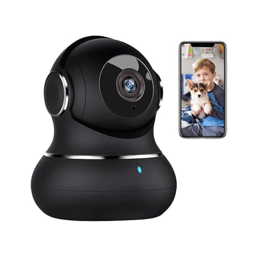 litokam 1080P 2-Way Audio, WiFi Indoor Security Camera with Night Vision