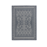 Mainstays Navy Blue Medallion Outdoor Area Rug