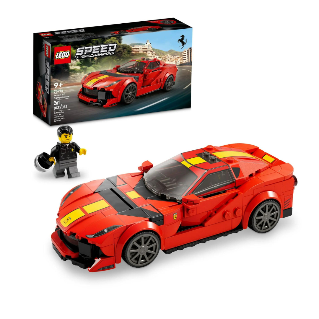 261-Piece LEGO Speed Champions Ferrari 812 Competizione Building Kit