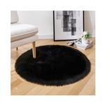 Ultra Soft Fluffy Faux Fur Round Rug
