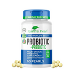 60-Count Earth's Pearl Probiotic Pearls with Prebiotic Fiber