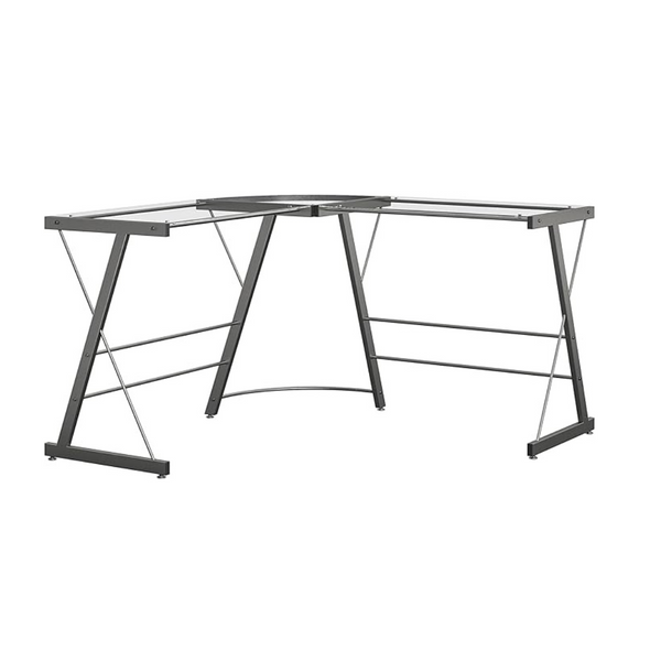 Ameriwood Home Odin Glass L-Shaped Computer Desk