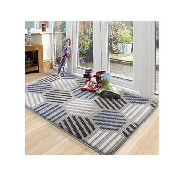 Color & Geometry Super Absorbent Non Slip Resist Dirt Door Mat (20" x 32")