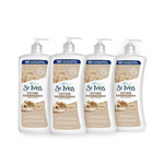 4 Bottles of St. Ives Soothing Hand & Body Lotion for Women with Pump, Oatmeal and Shea Butter for Dry Skin (21 fl oz Bottles)
