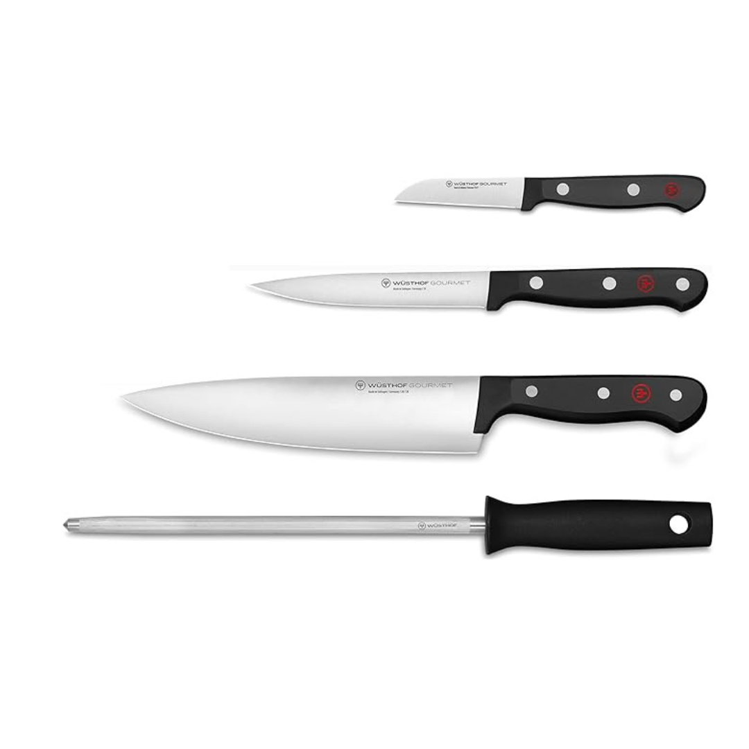 Wüsthof Gourmet 4-Piece Chef's Knife Set