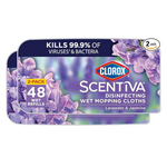 48-Ct Clorox Scentiva Disinfecting Wet Mopping Pad Refills (Lavender & Jasmine)