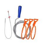 6-in-1 Sink Snake Cleaner Drain Clog Hair Remover Tool