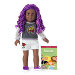 18" American Girl Truly Me Doll with Gray Eyes & Purple Hair