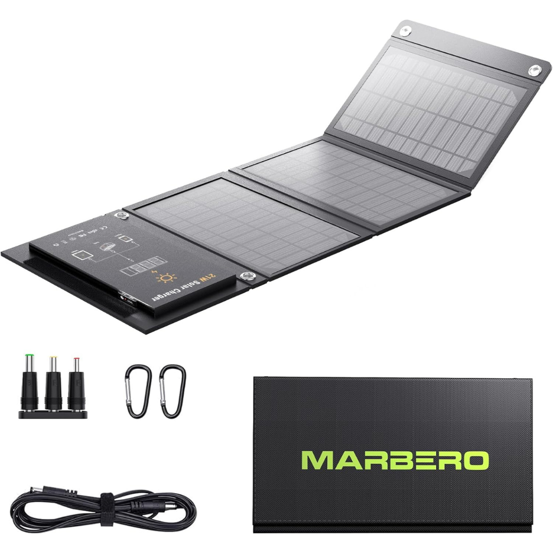 Marbero 21W Foldable Solar Panel Charger
