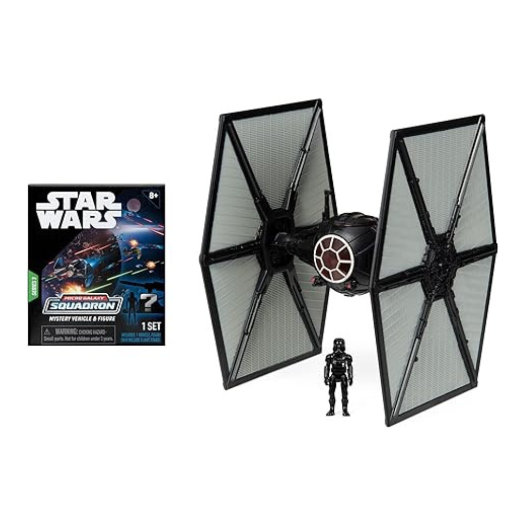 Star Wars Micro Galaxy Squadron Vehicle & Action Figure Toy Sets: TIE Fighter