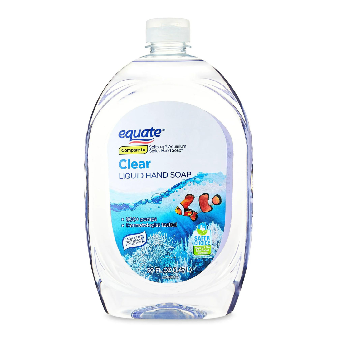 Equate Liquid Hand Soap 50oz. Refill Bottle In 7 Scent Options