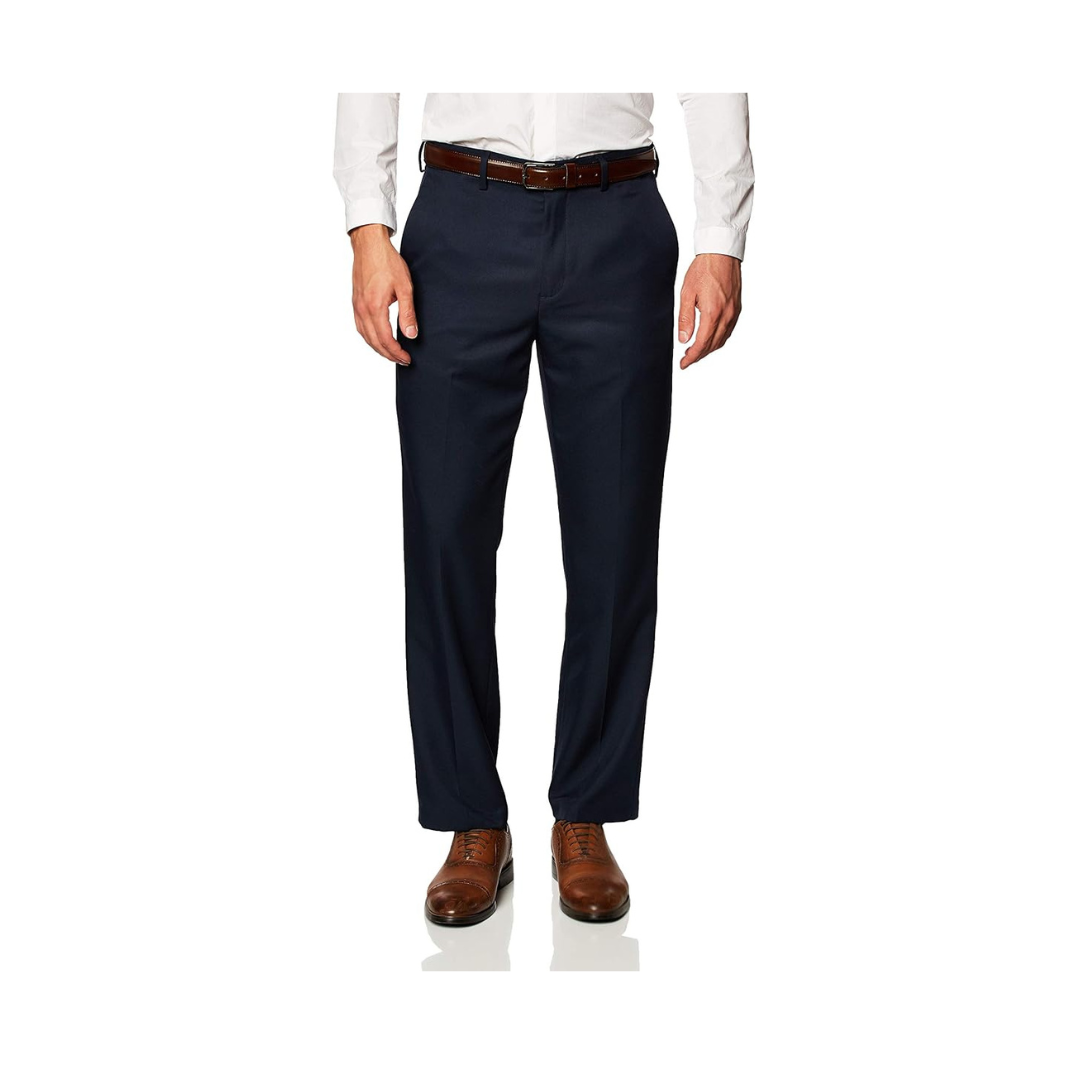 Amazon Essentials Men's Classic-Fit Flat-Front Dress Pant