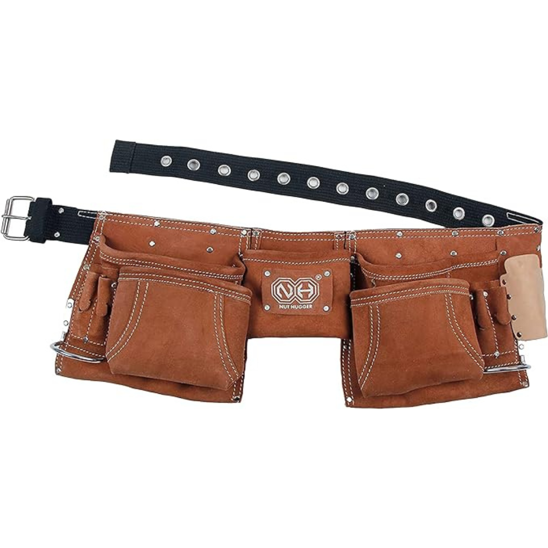 Nut Hugger Heavy-Duty Pouch Utility Tool Belts w/ 12 Pockets