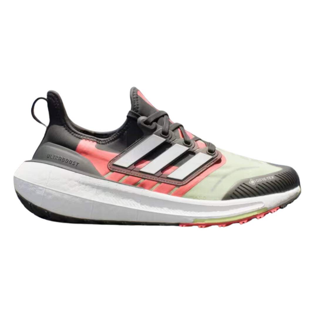 adidas Men's Ultraboost Light Gore-Tex Running Shoes (Black/Silver/Lucid Lemon)