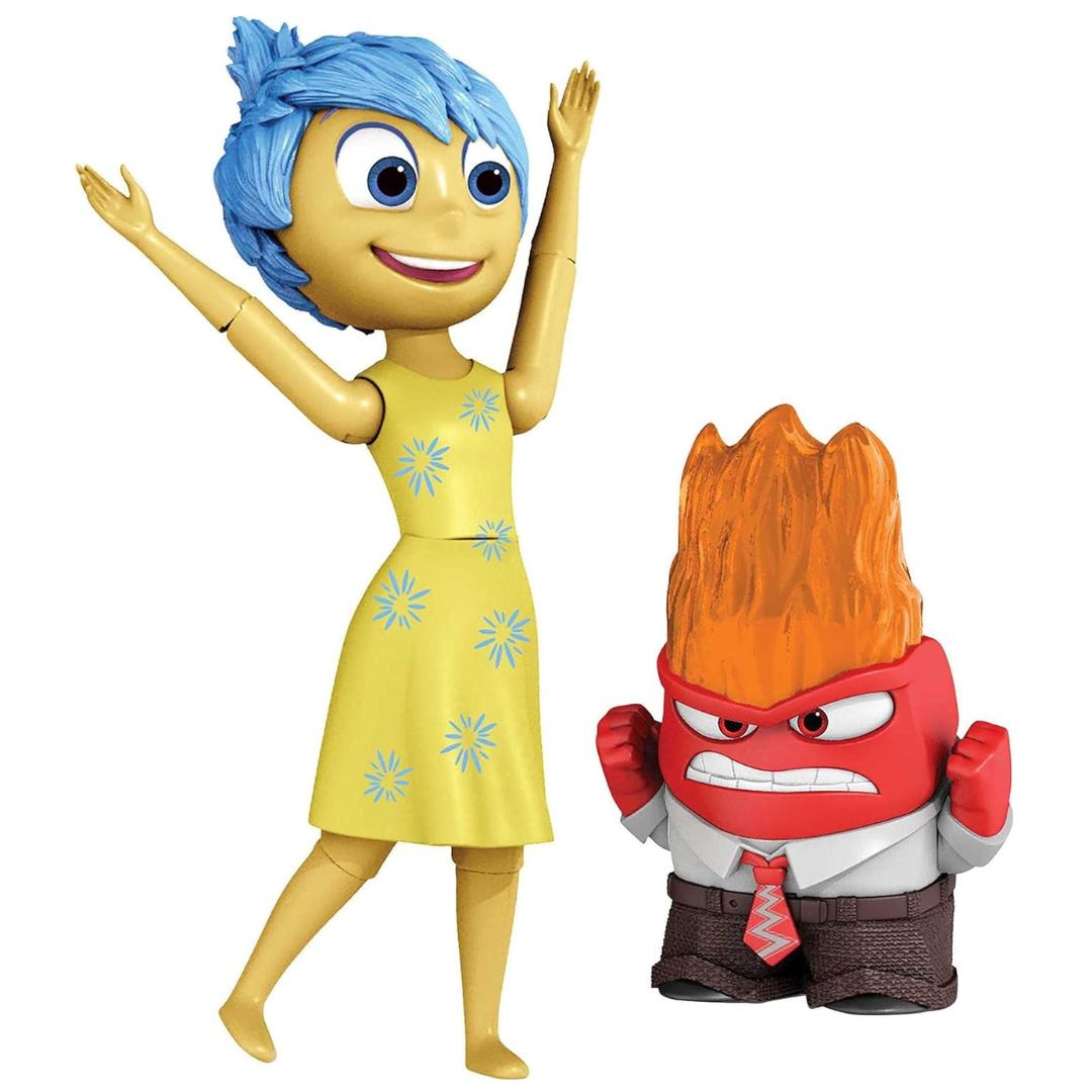 Disney Pixar Inside Out Anger & Joy Action Figures