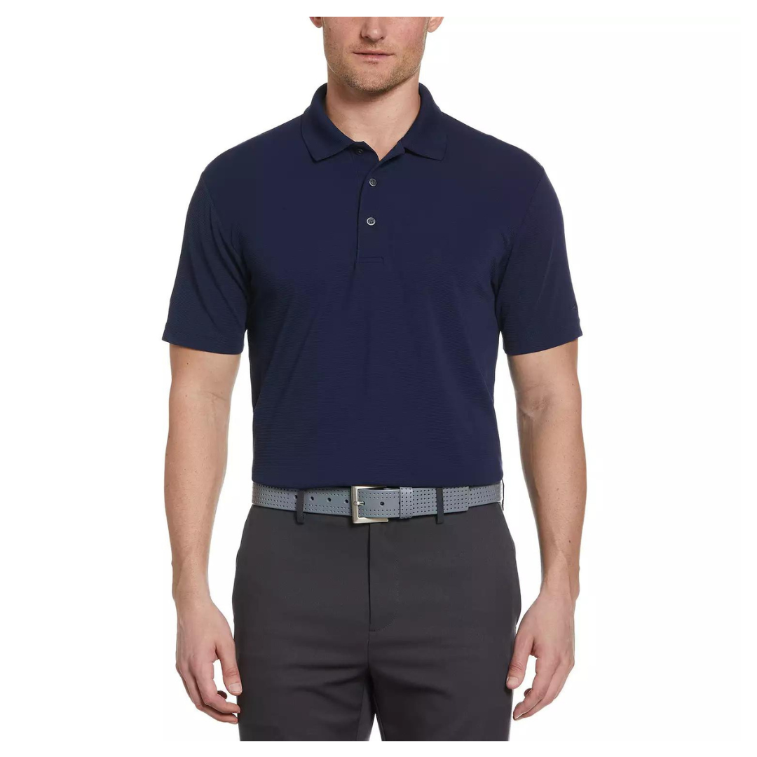 Grand Slam Off Course Classic-Fit Mens Solid Golf Polo Shirt