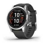 Garmin fēnix 7S Pro Solar, Multisport GPS Smartwatch, Built-in Flashlight, Solar Charging Capability