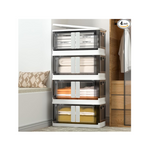 4 Pack Closet Organizers and Storage Bins with Lids