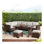 Better Homes & Gardens Brookbury 5-Piece Wicker Sectional Dining Set