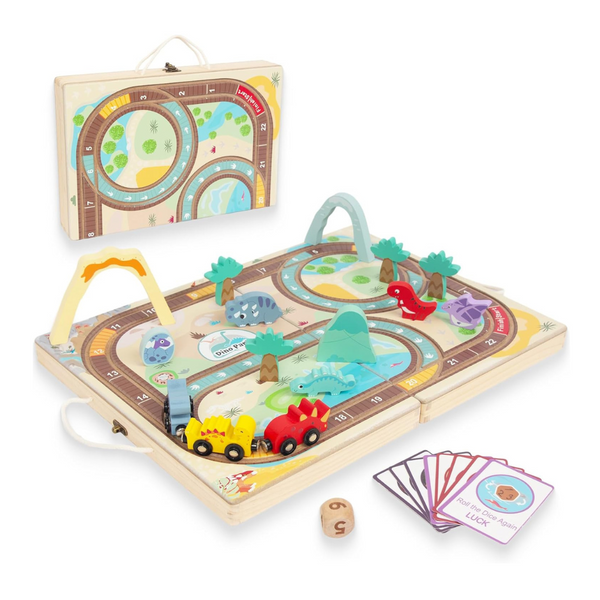 Wooden Train Set Toy