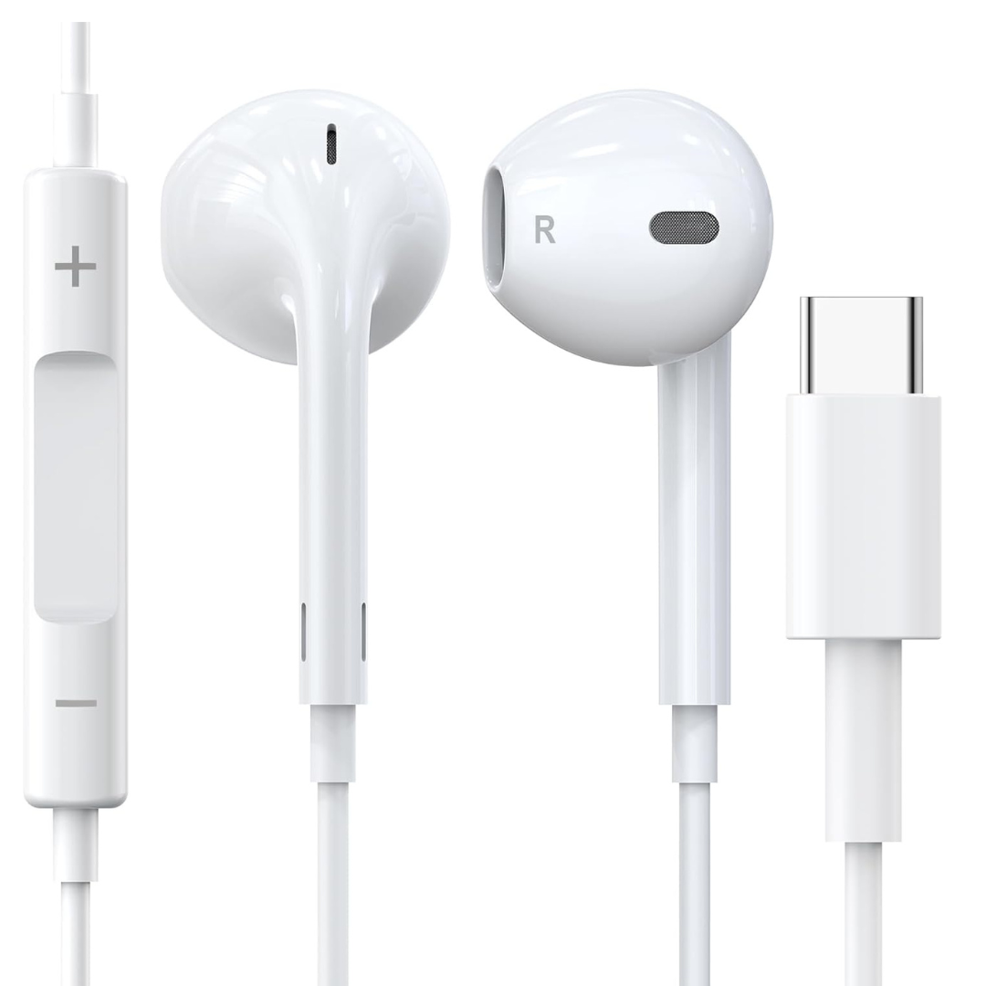 Ipetfam iPhone 15 Pro Max in-Ear USB-C Headphones