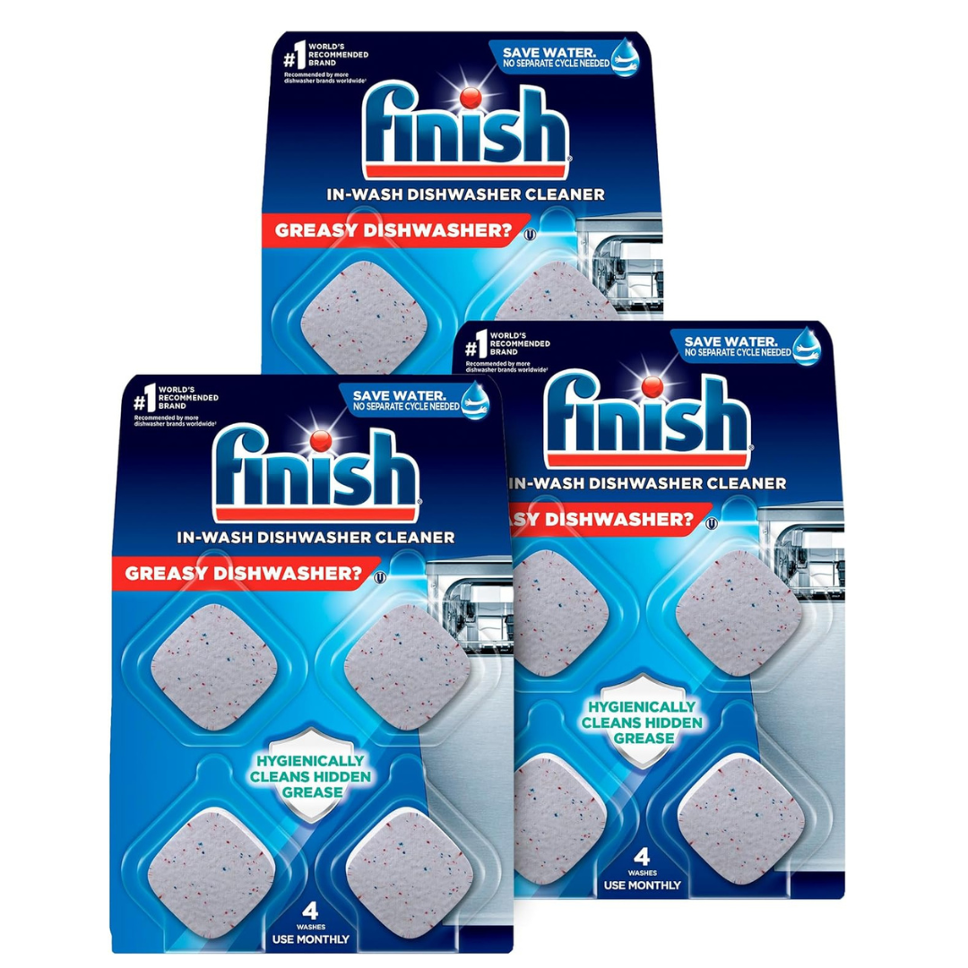 12-Count Finish DIshwasher Cleaner Tablets