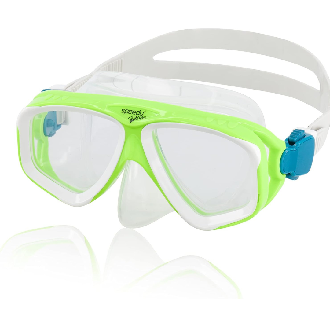 Speedo Unisex-child Swim Snorkel Dive Mask Anti-Fog with Nose Cover