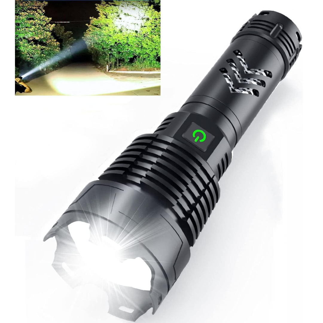 Alifa IPX5 Waterproof Rechargeable 990000 High Lumens LED Flashlight