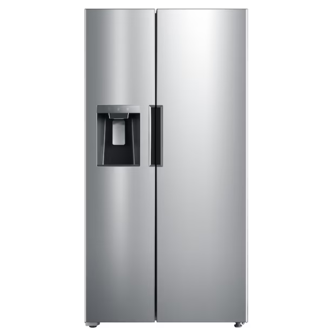 26.3-cu-ft Midea Side-by-Side Refrigerator w/ Water & Ice Dispenser