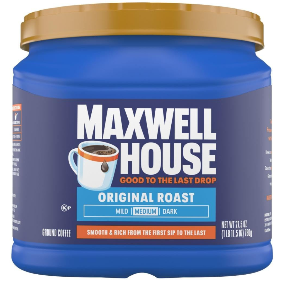 Maxwell House 27.5oz Ground Coffee Medium Original Roast