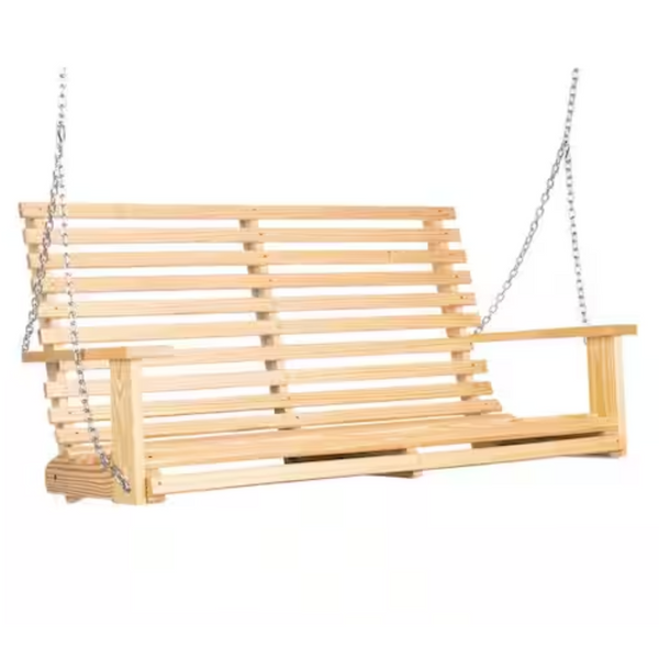 Capers Solid Pine Chain Swing
