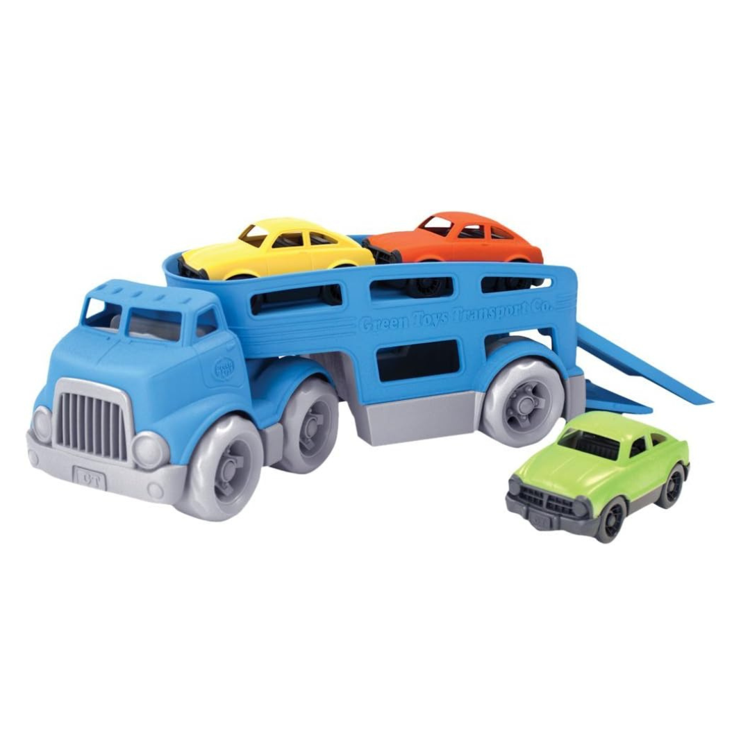 Green Toys Recycled Plastic Car Carrier Vehicle Set