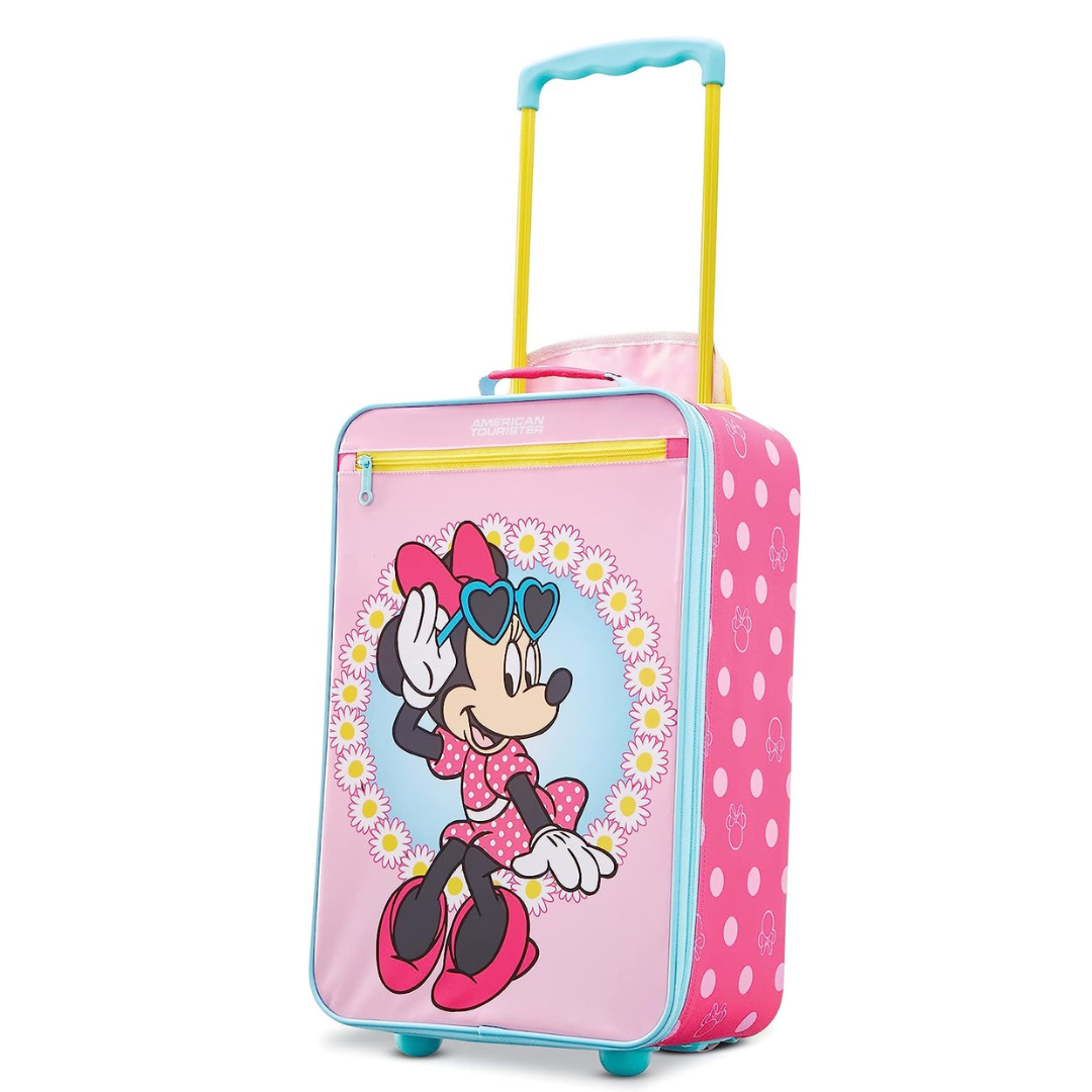 American Tourister Kids' Disney Softside 18-Inch Carry-On Luggage, Minnie
